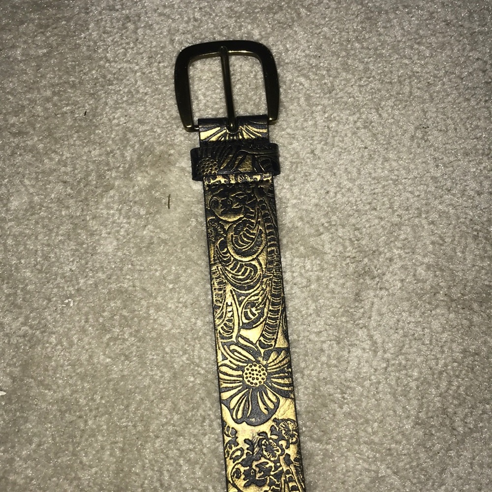 Floral Gold Belt